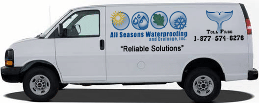 All Seasons Waterproofing and Drainage Van