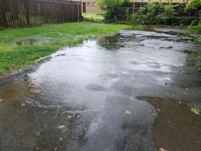 Flooded Driveway Drainage Solutions