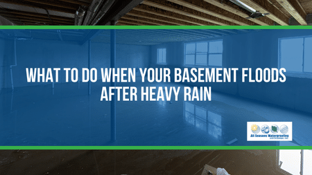 What to Do When Your Basement Floods After Heavy Rain